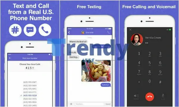 تطبيق Textfree Unlimited Texting and Calling App