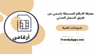 معرفة الارقام المسجلة باسمي عن طريق السجل المدني